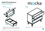 Предварительный просмотр 7 страницы Mocka Addi Three Drawer Assembly Instructions Manual