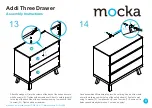 Предварительный просмотр 8 страницы Mocka Addi Three Drawer Assembly Instructions Manual