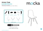 Mocka Adele Chair Assembly Instructions предпросмотр