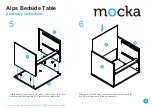 Предварительный просмотр 4 страницы Mocka Alps Bedside Table Assembly Instructions Manual