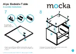 Предварительный просмотр 5 страницы Mocka Alps Bedside Table Assembly Instructions Manual