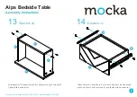 Предварительный просмотр 8 страницы Mocka Alps Bedside Table Assembly Instructions Manual