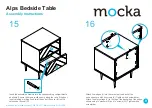 Предварительный просмотр 9 страницы Mocka Alps Bedside Table Assembly Instructions Manual