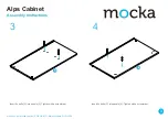 Предварительный просмотр 3 страницы Mocka Alps Cabinet Assembly Instructions Manual