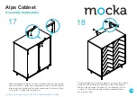 Предварительный просмотр 10 страницы Mocka Alps Cabinet Assembly Instructions Manual