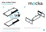 Предварительный просмотр 3 страницы Mocka Alps Coffee Table Manual