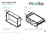 Предварительный просмотр 8 страницы Mocka Alps Coffee Table Manual