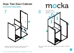 Предварительный просмотр 5 страницы Mocka Alps Two Door Cabinet Assembly Instructions Manual