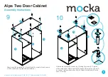 Предварительный просмотр 6 страницы Mocka Alps Two Door Cabinet Assembly Instructions Manual