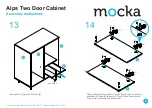 Предварительный просмотр 8 страницы Mocka Alps Two Door Cabinet Assembly Instructions Manual