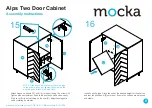 Предварительный просмотр 9 страницы Mocka Alps Two Door Cabinet Assembly Instructions Manual