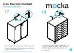 Предварительный просмотр 10 страницы Mocka Alps Two Door Cabinet Assembly Instructions Manual