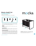 Mocka Amalfi Cot Assembly Instructions предпросмотр