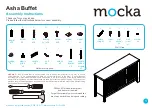 Предварительный просмотр 1 страницы Mocka Asha Buffet Assembly Instructions Manual