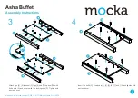 Предварительный просмотр 3 страницы Mocka Asha Buffet Assembly Instructions Manual