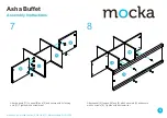 Предварительный просмотр 5 страницы Mocka Asha Buffet Assembly Instructions Manual