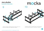 Предварительный просмотр 6 страницы Mocka Asha Buffet Assembly Instructions Manual