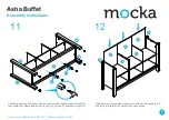 Предварительный просмотр 7 страницы Mocka Asha Buffet Assembly Instructions Manual