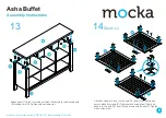 Предварительный просмотр 8 страницы Mocka Asha Buffet Assembly Instructions Manual