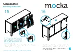 Предварительный просмотр 9 страницы Mocka Asha Buffet Assembly Instructions Manual