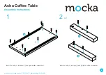 Предварительный просмотр 2 страницы Mocka Asha Coffee Table Assembly Instructions Manual