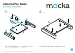 Предварительный просмотр 3 страницы Mocka Asha Coffee Table Assembly Instructions Manual