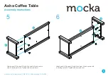 Предварительный просмотр 4 страницы Mocka Asha Coffee Table Assembly Instructions Manual