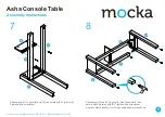 Предварительный просмотр 5 страницы Mocka Asha Console Table Assembly Instructions Manual