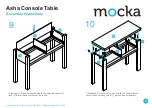 Предварительный просмотр 6 страницы Mocka Asha Console Table Assembly Instructions Manual