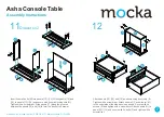 Предварительный просмотр 7 страницы Mocka Asha Console Table Assembly Instructions Manual