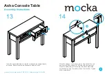 Предварительный просмотр 8 страницы Mocka Asha Console Table Assembly Instructions Manual