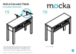 Предварительный просмотр 9 страницы Mocka Asha Console Table Assembly Instructions Manual