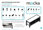 Mocka Asha Entertainment Unit Assembly Instructions Manual preview