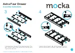 Предварительный просмотр 3 страницы Mocka Asha Four Drawer Assembly Instructions Manual