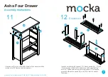 Предварительный просмотр 7 страницы Mocka Asha Four Drawer Assembly Instructions Manual