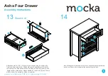 Предварительный просмотр 8 страницы Mocka Asha Four Drawer Assembly Instructions Manual