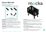 Предварительный просмотр 1 страницы Mocka Aspen Bassinet Assembly Instructions