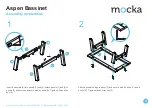 Предварительный просмотр 2 страницы Mocka Aspen Bassinet Assembly Instructions