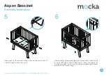 Предварительный просмотр 4 страницы Mocka Aspen Bassinet Assembly Instructions