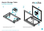 Предварительный просмотр 2 страницы Mocka Aspen Change Table Assembly Instructions Manual