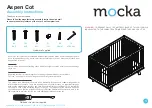 Mocka Aspen Cot Assembly Instructions предпросмотр