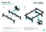 Preview for 2 page of Mocka Aspen Cot Assembly Instructions