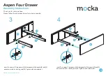 Предварительный просмотр 3 страницы Mocka Aspen Four Drawer Assembly Instructions Manual