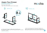 Предварительный просмотр 6 страницы Mocka Aspen Four Drawer Assembly Instructions Manual