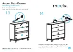 Предварительный просмотр 8 страницы Mocka Aspen Four Drawer Assembly Instructions Manual