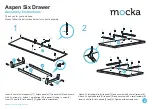 Preview for 2 page of Mocka Aspen Six Drawer Assembly Instructions Manual