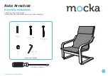 Preview for 1 page of Mocka Asta Armchair Assembly Instructions Manual