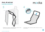 Preview for 3 page of Mocka Asta Armchair Assembly Instructions Manual