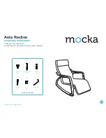 Предварительный просмотр 1 страницы Mocka Asta Recline Assembly Instructions