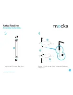 Предварительный просмотр 3 страницы Mocka Asta Recline Assembly Instructions